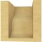 Ekena Millwork 5"W x 5"D x 5"H Wide Greensboro Rough Cedar Woodgrain TimberThane Corbel, Primed Tan CORUR05X05X05GRNRCPR - alternate 6
